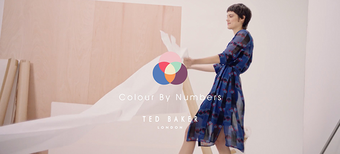 Ted baker color by hotsell numbers dress